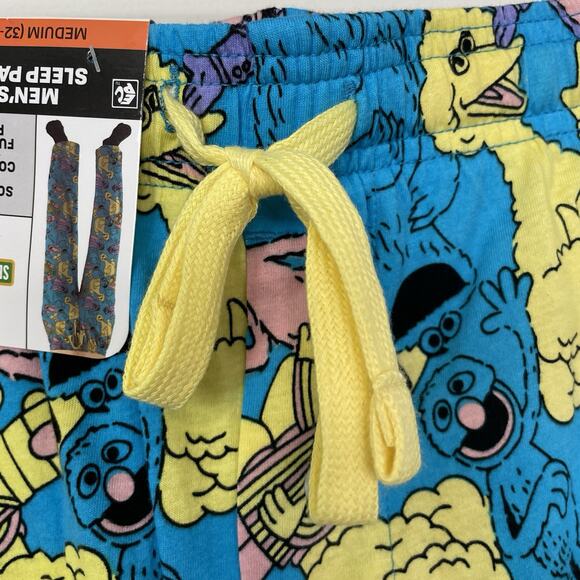 Sesame Street Men's Pajama Pants Sleep Lounge Size Medium 32-34 Cozy - Picture 4 of 7